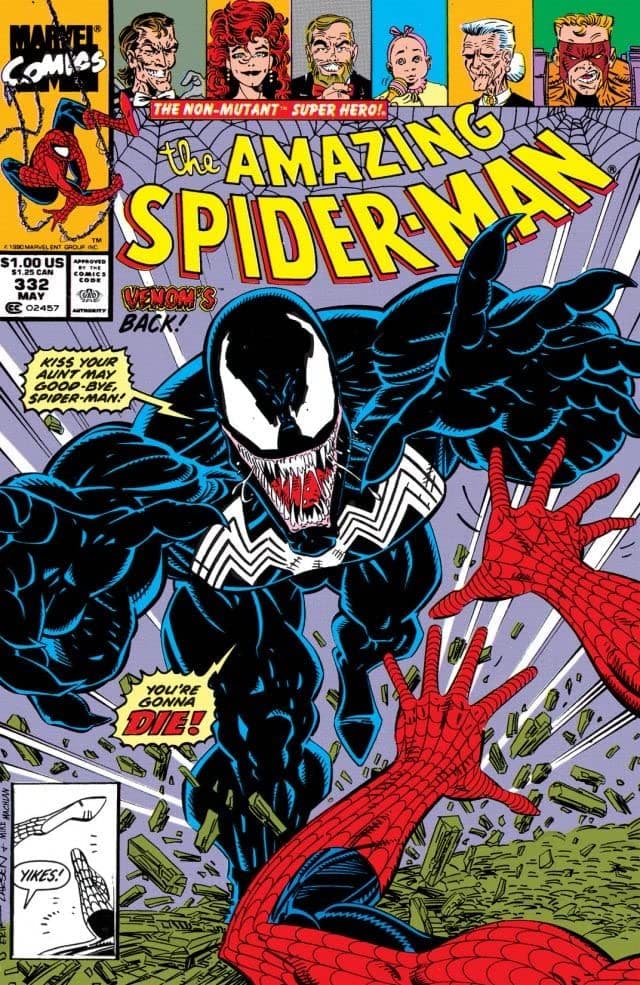 The Amazing Spider-Man #332 cover