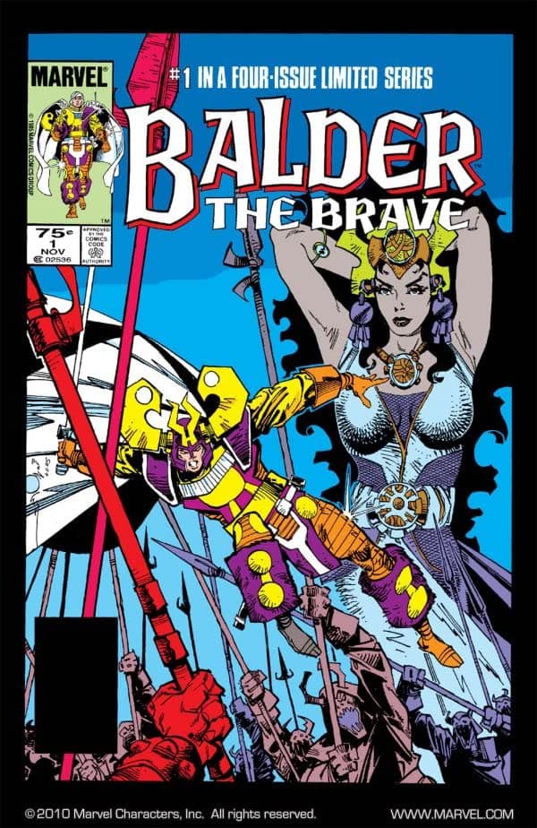 Balder the Brave cover — © Marvel Comics