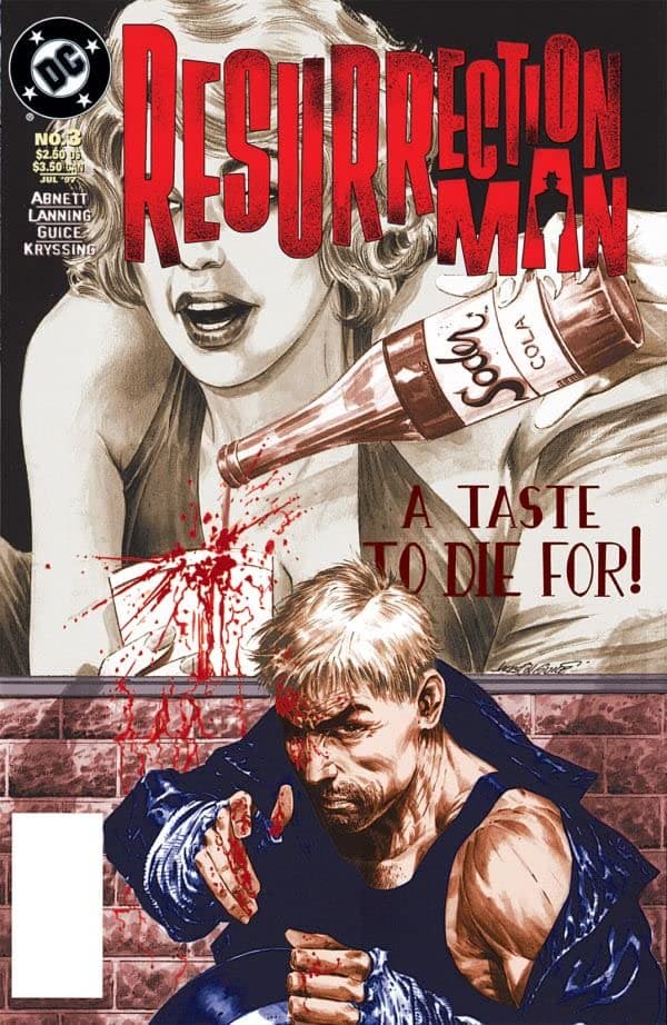 Resurrection Man #3 cover
