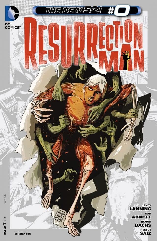 Resurrection Man #0 cover
