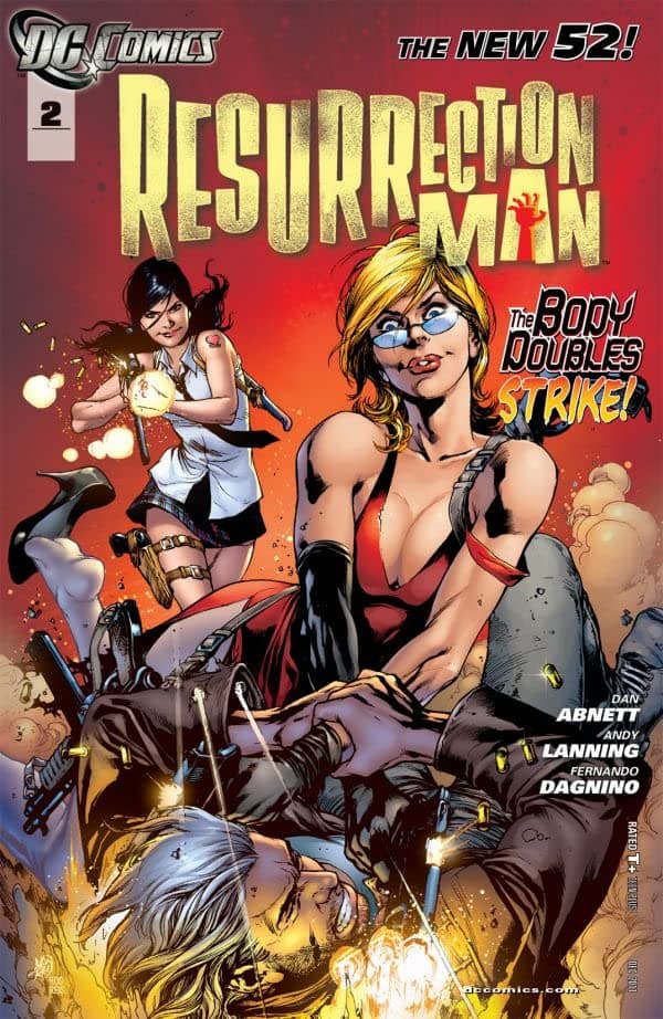 Resurrection Man #2 cover