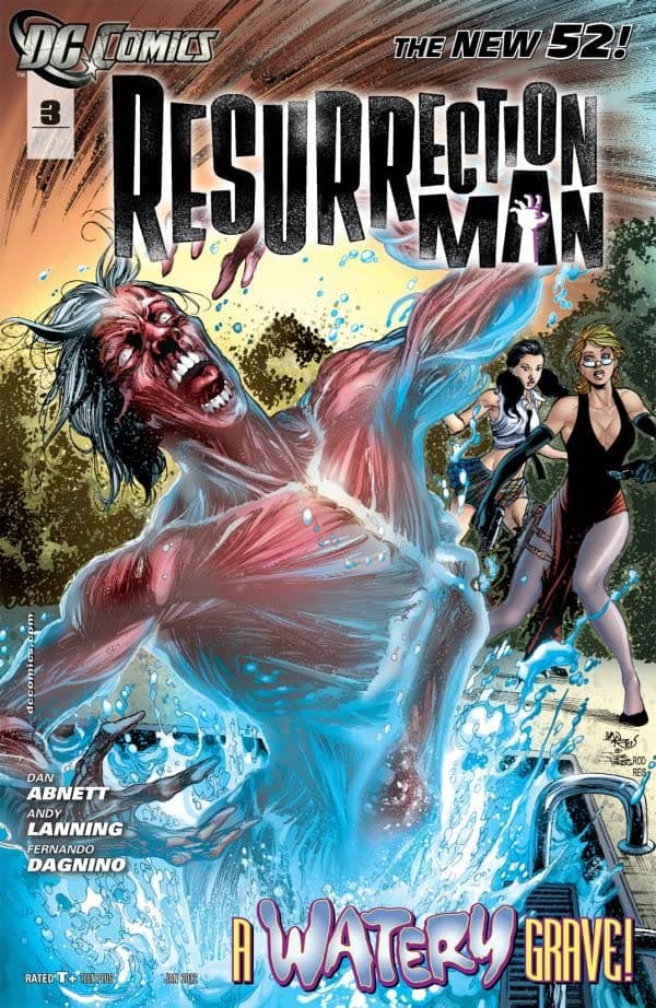 Resurrection Man #3 cover