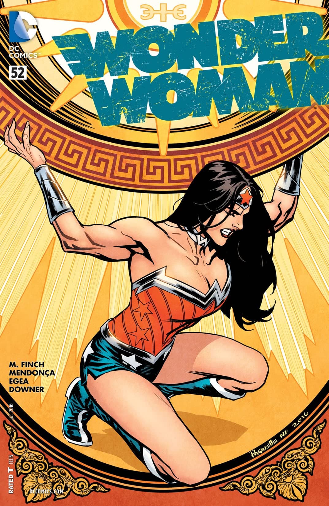 Wonder Woman #52 cover
