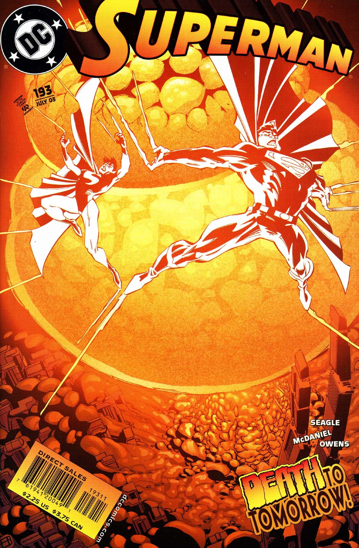Superman #193 cover