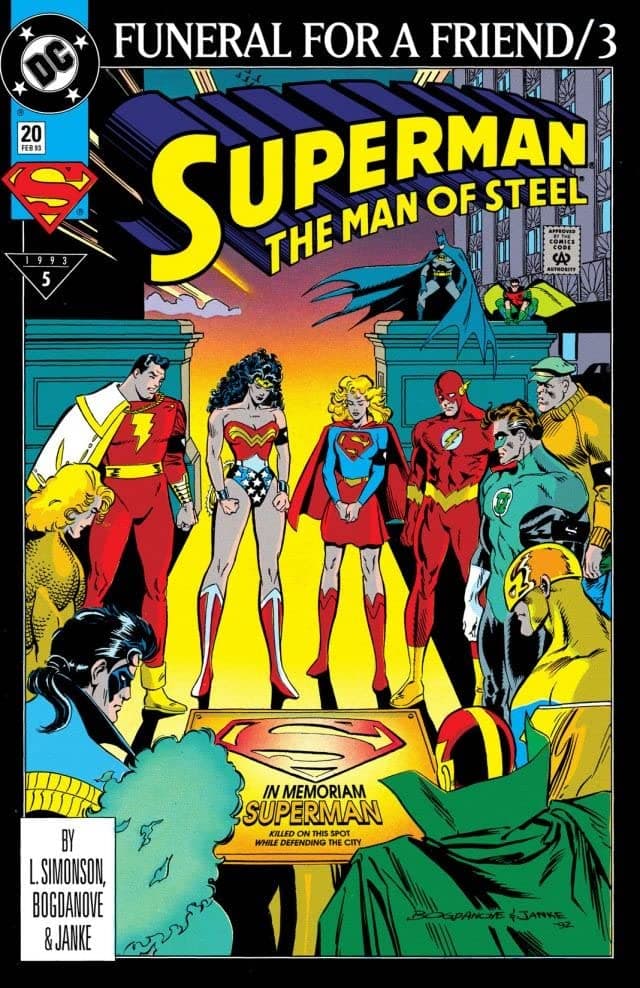 Superman: The Man of Steel #20 cover