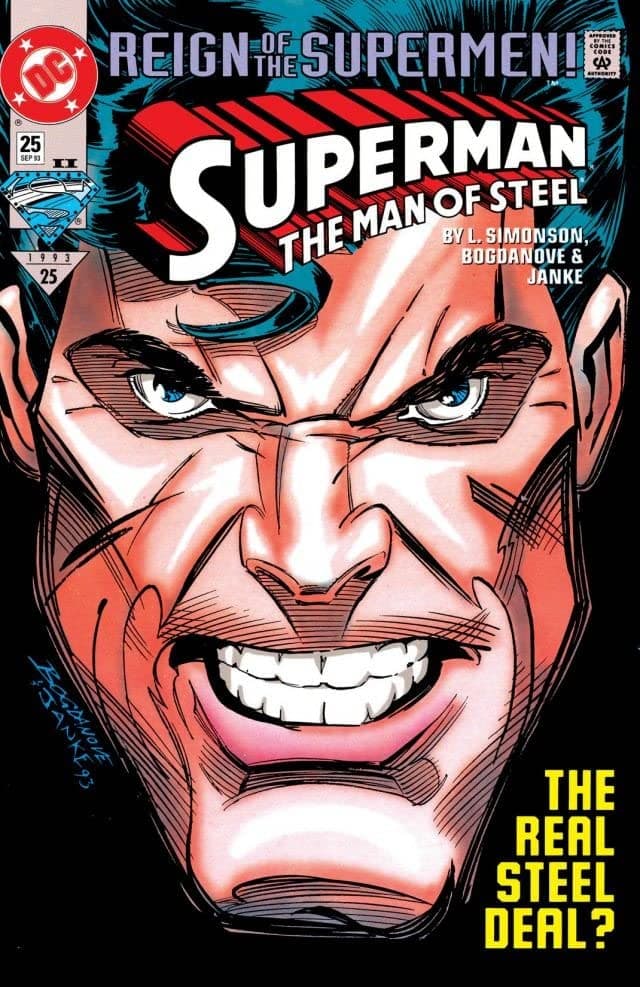 Superman: The Man of Steel #25 cover