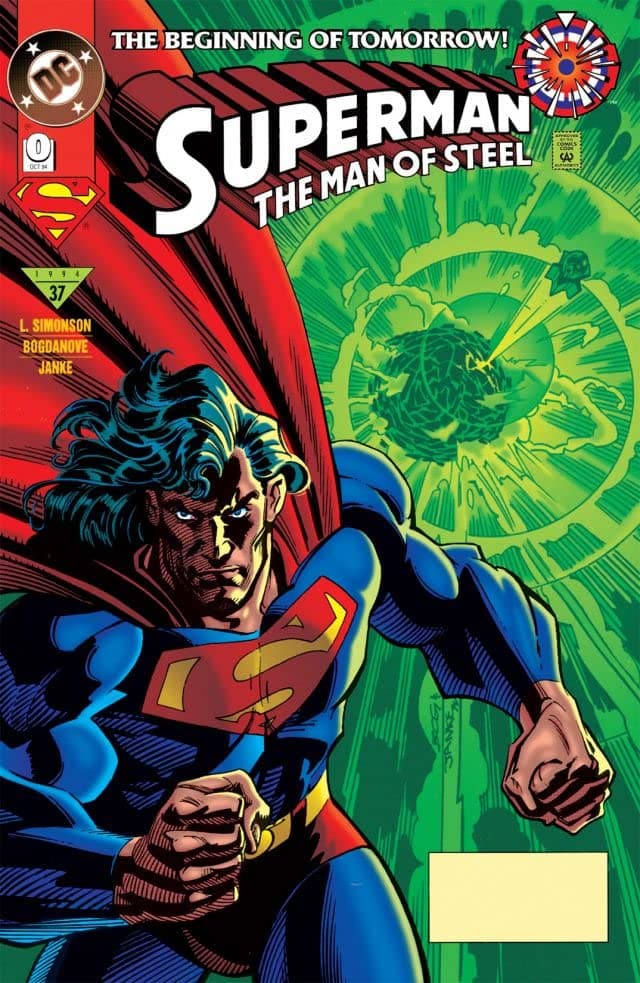 Superman: The Man of Steel #0 cover