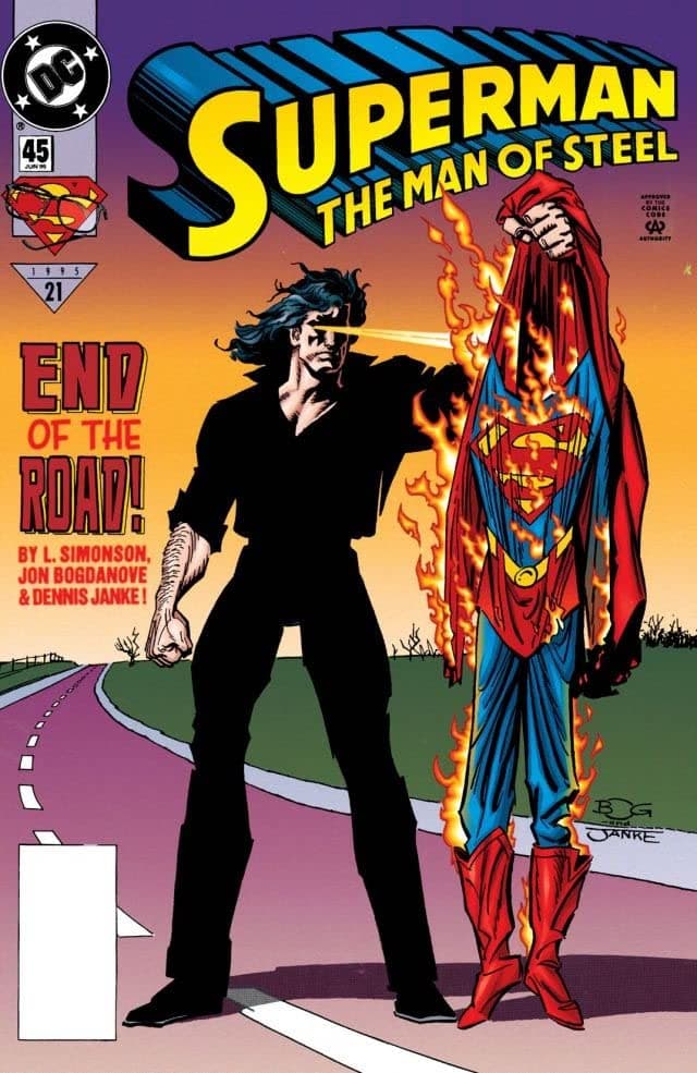 Superman: The Man of Steel #45 cover