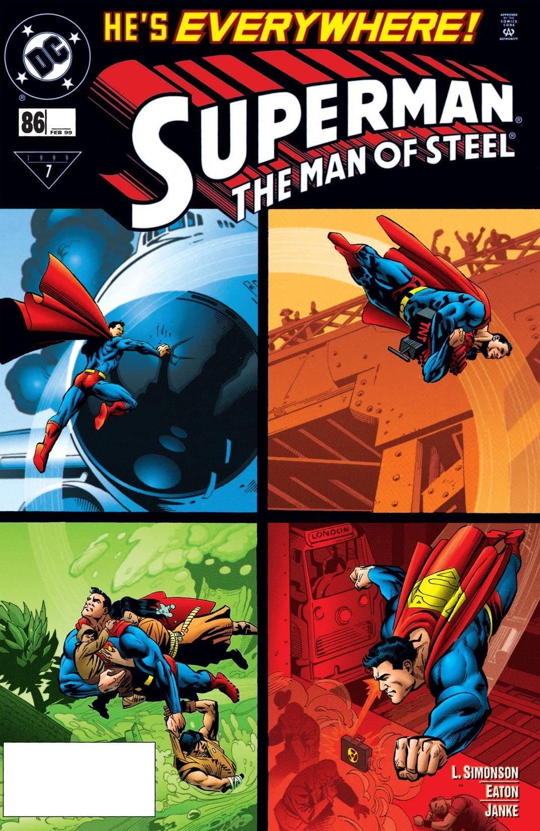 Superman: The Man of Steel #86 cover