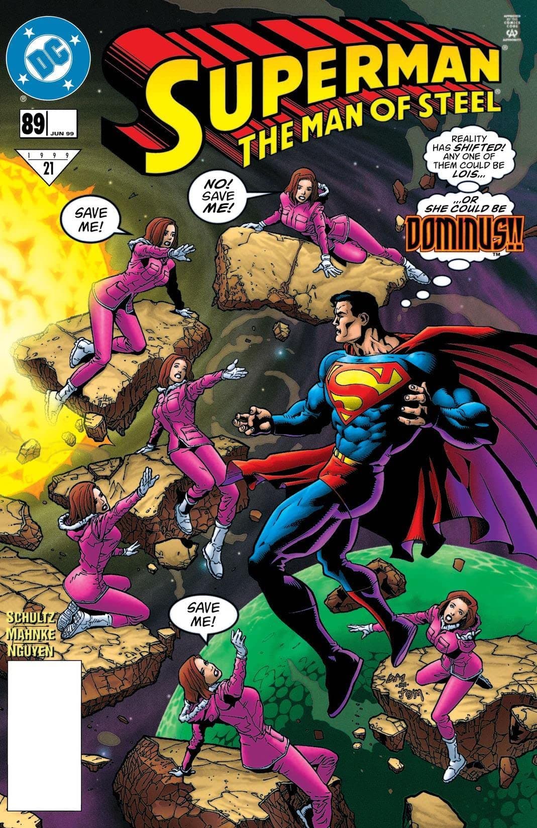 Superman: The Man of Steel #89 cover