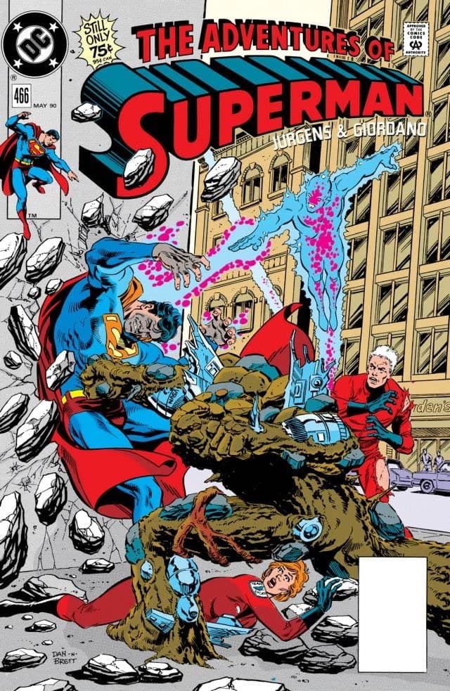 Adventures of Superman #466 cover