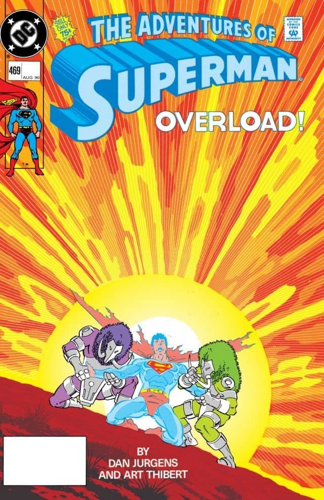 Adventures of Superman #469 cover