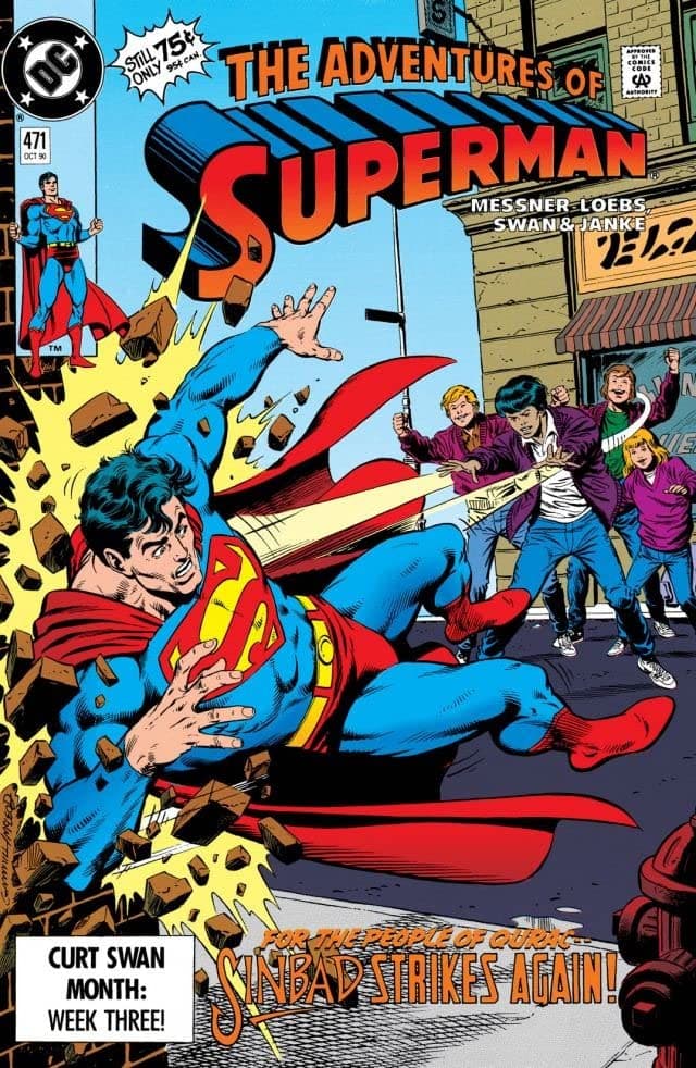 Adventures of Superman #471 cover