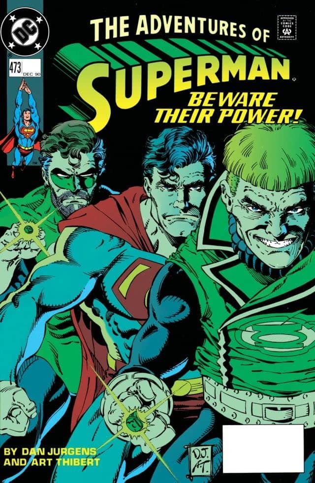 Adventures of Superman #473 cover