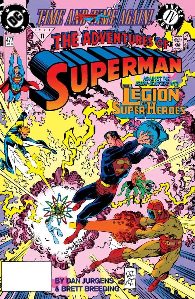 Adventures of Superman #477 cover