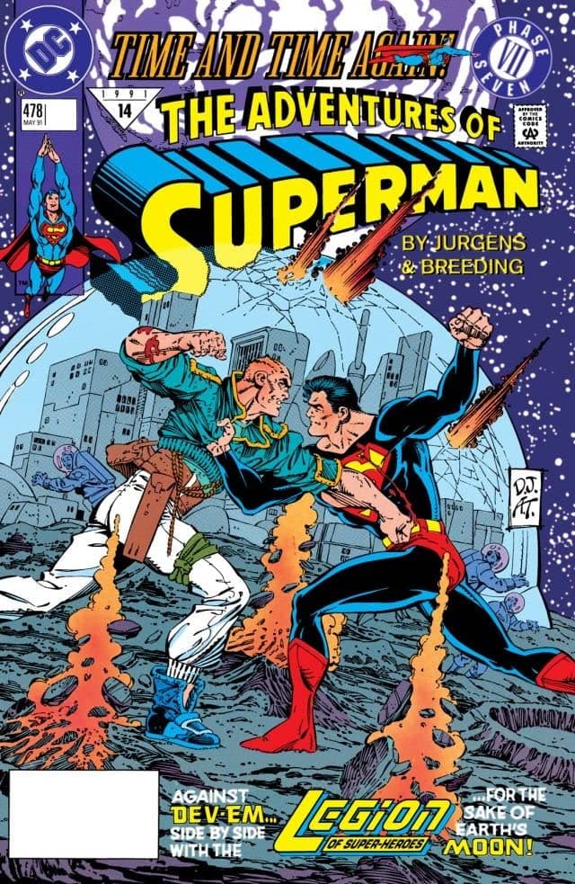 Adventures of Superman #478 cover