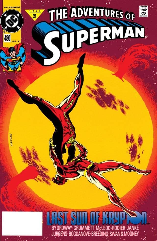 Adventures of Superman #480 cover