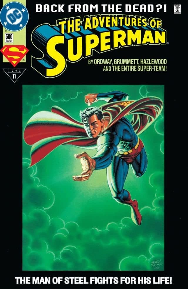 Adventures of Superman #500 cover
