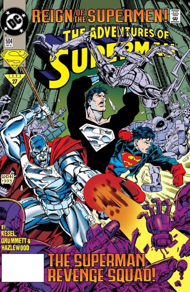 Adventures of Superman #504 cover