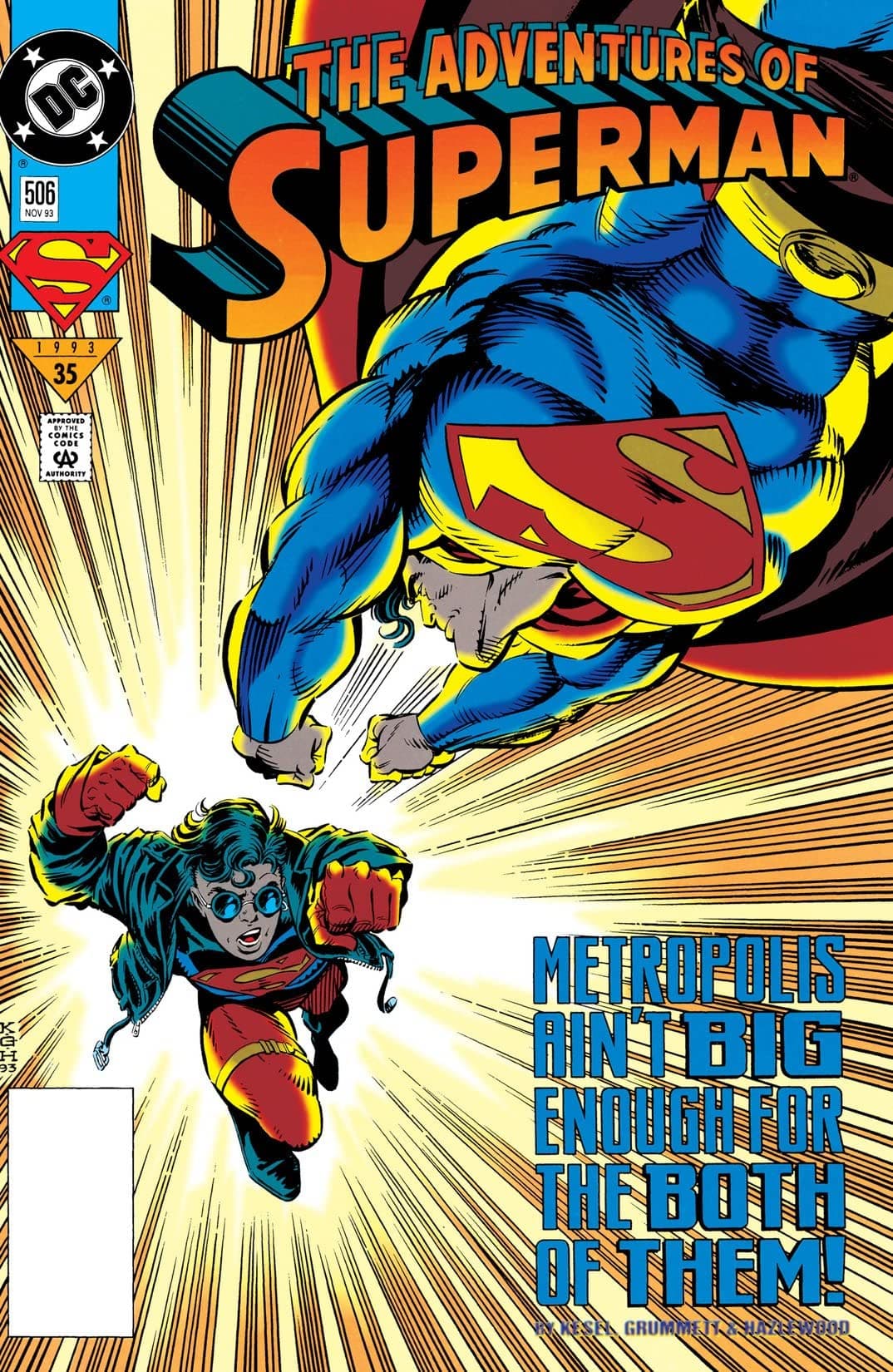 Adventures of Superman #506 cover