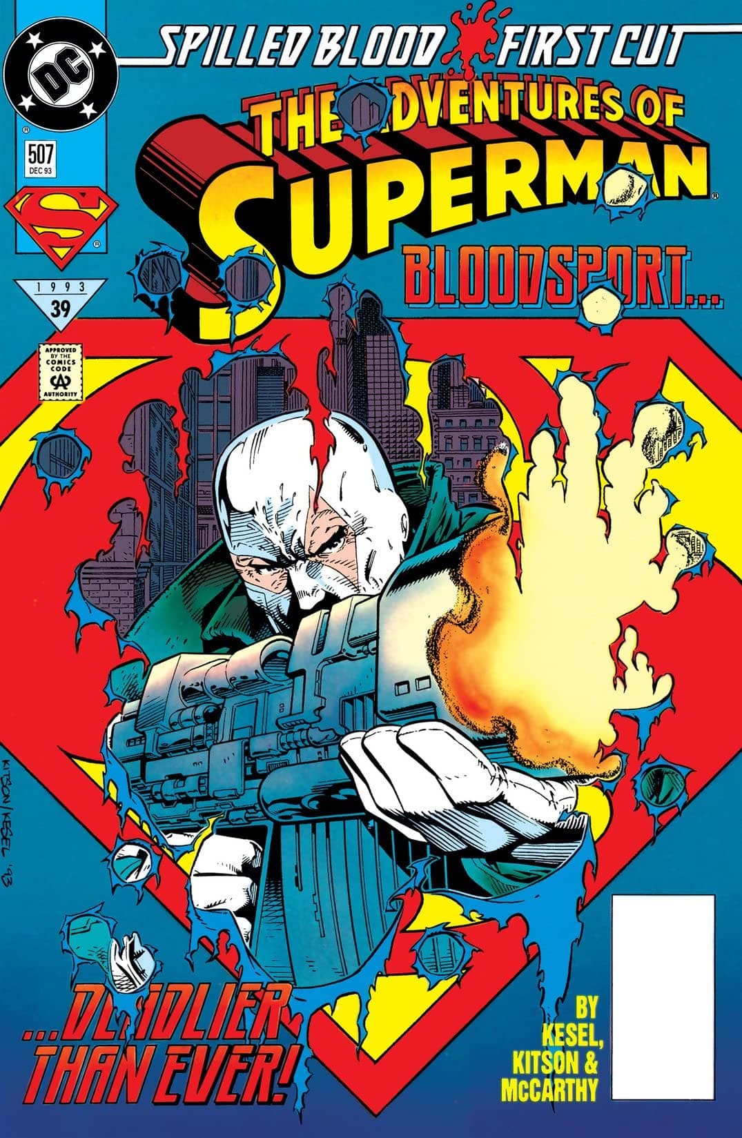 Adventures of Superman #507 cover