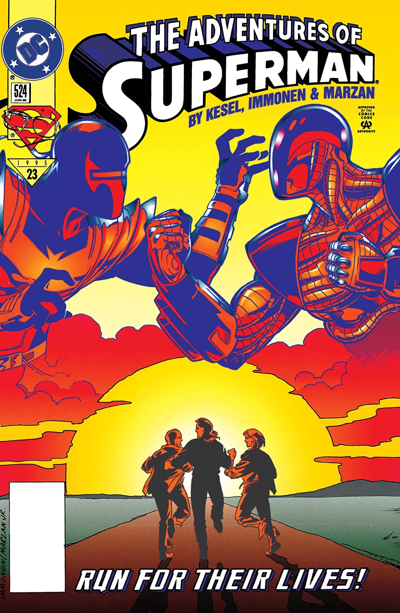 Adventures of Superman #524 cover