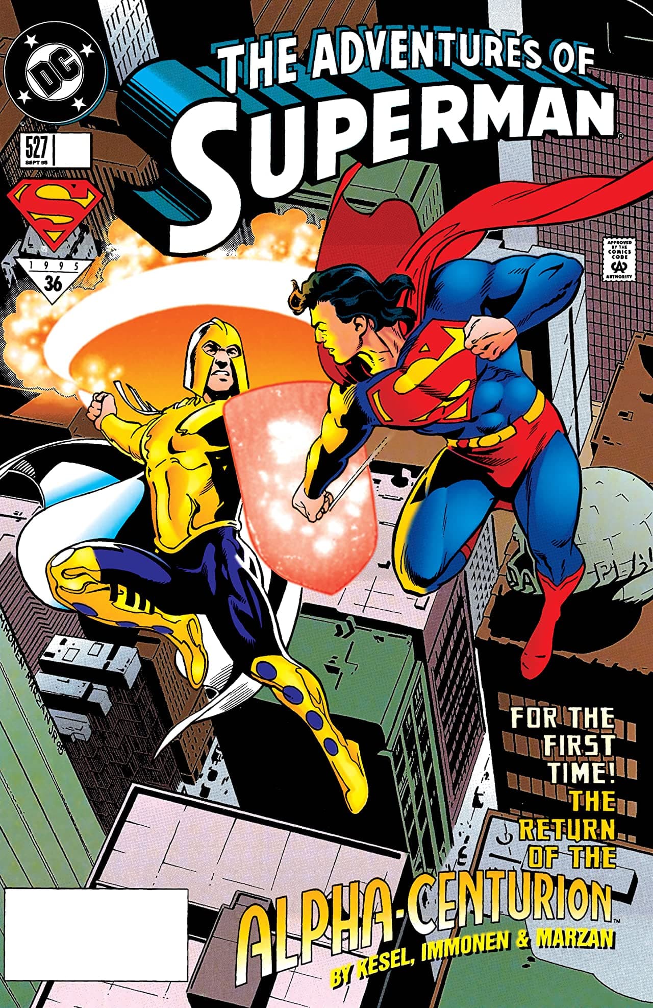 Adventures of Superman #527 cover
