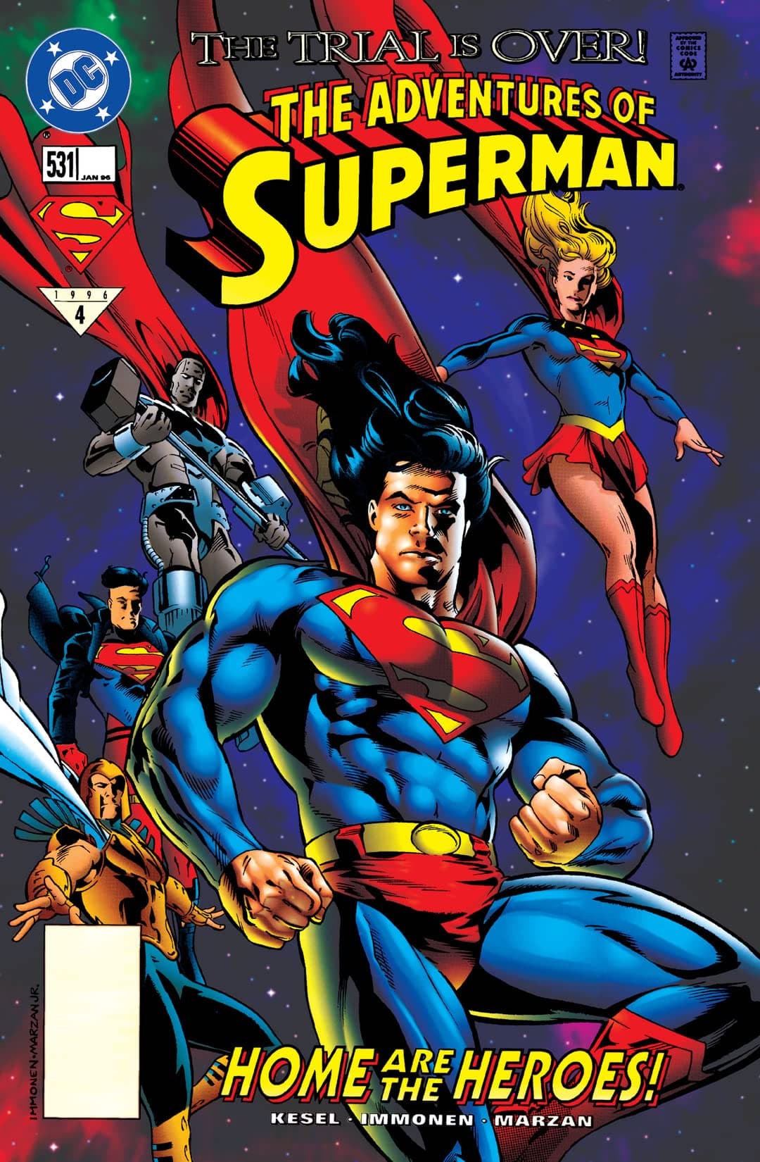 Adventures of Superman #531 cover
