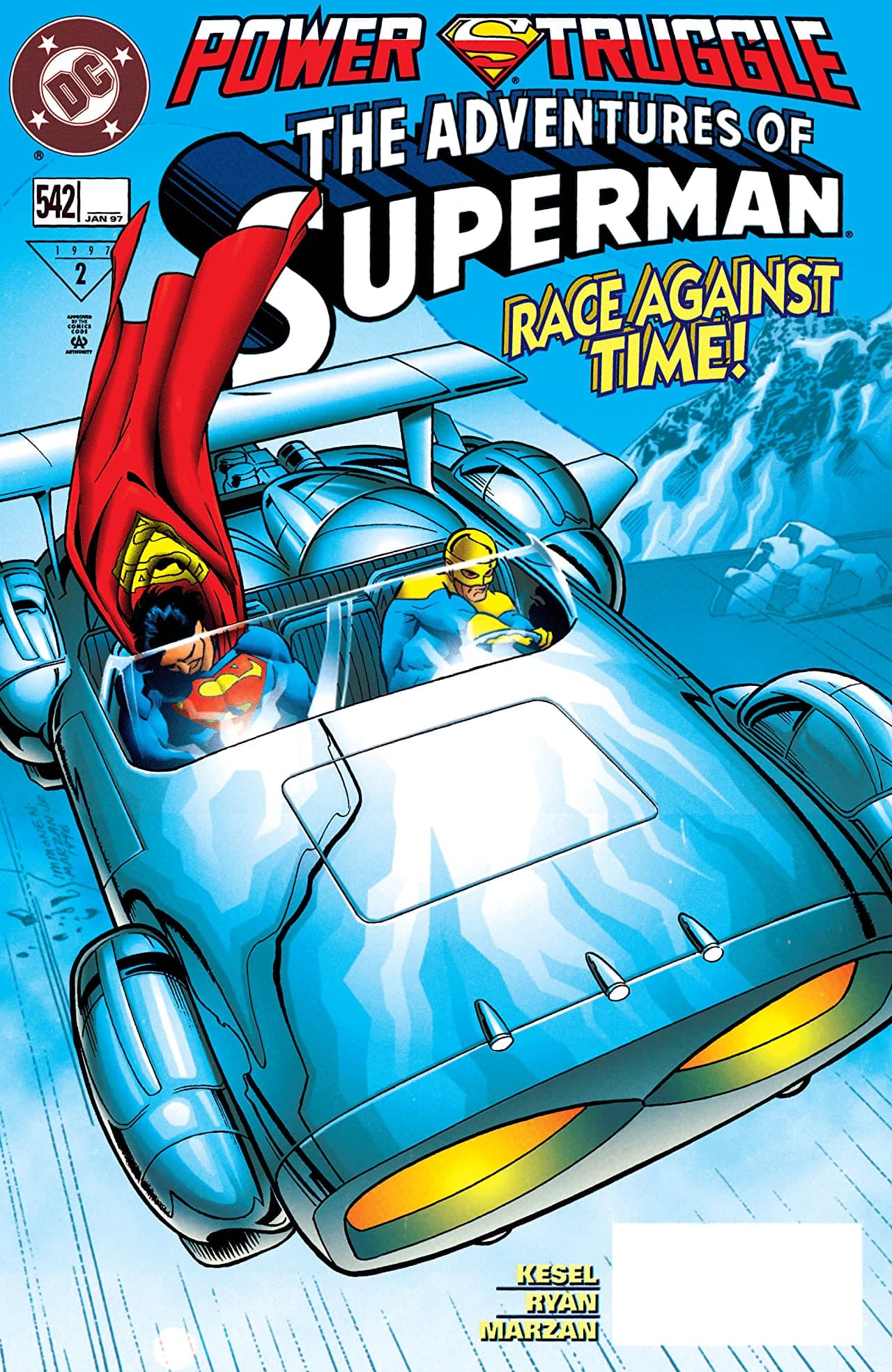 Adventures of Superman #542 cover