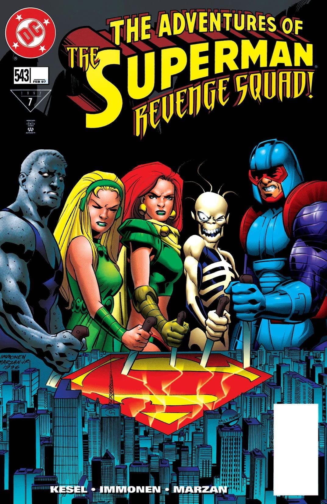 Adventures of Superman #543 cover
