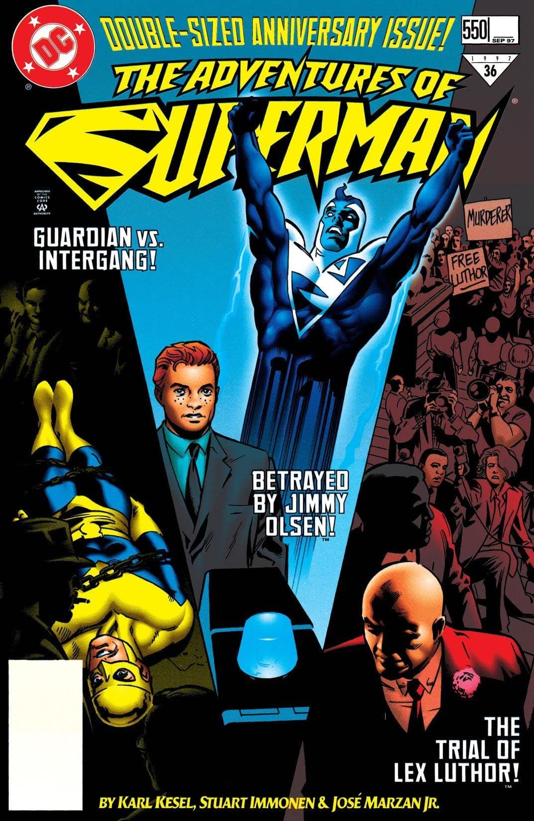Adventures of Superman #550 cover