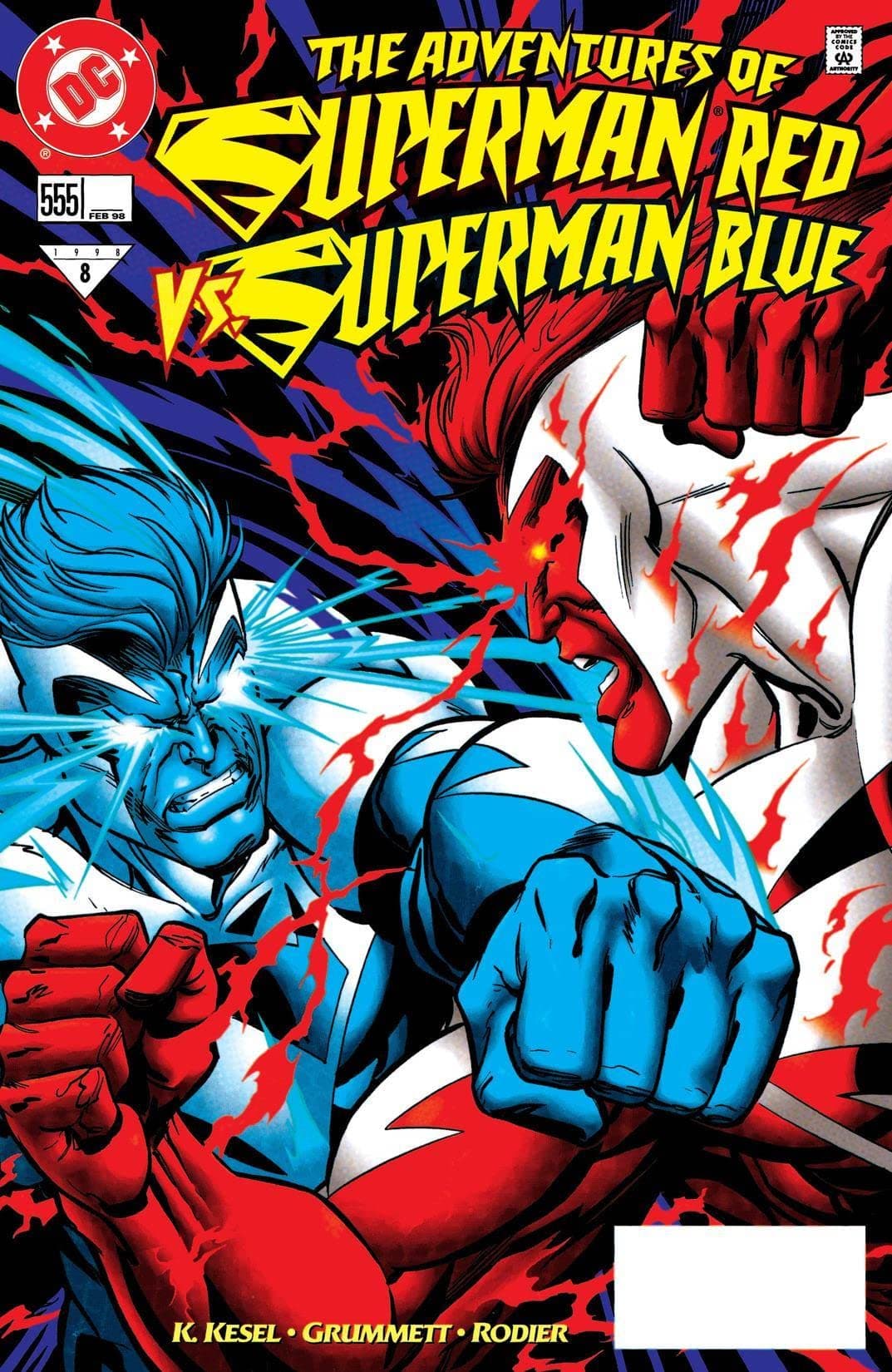 Adventures of Superman #555 cover