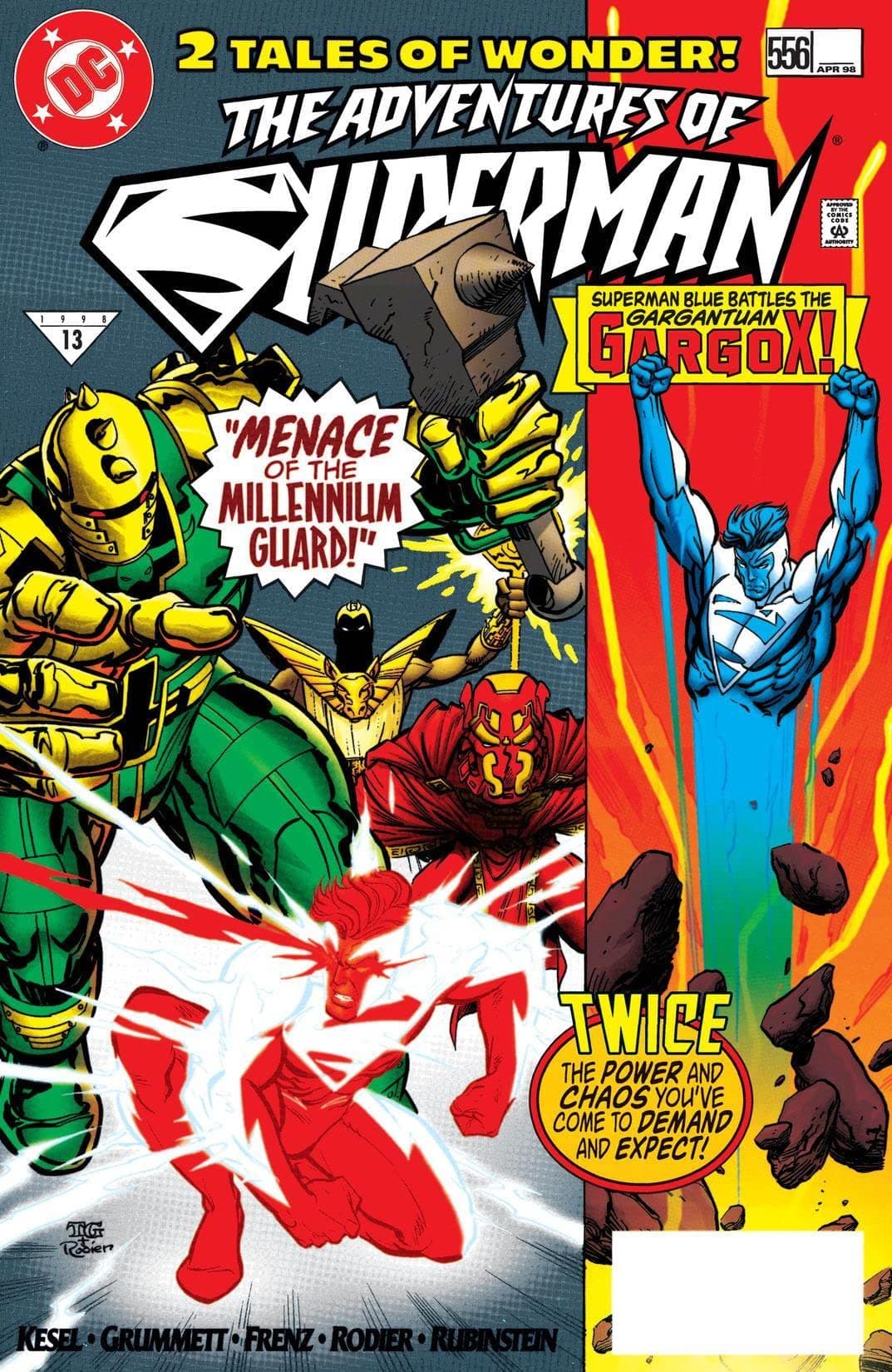 Adventures of Superman #556 cover