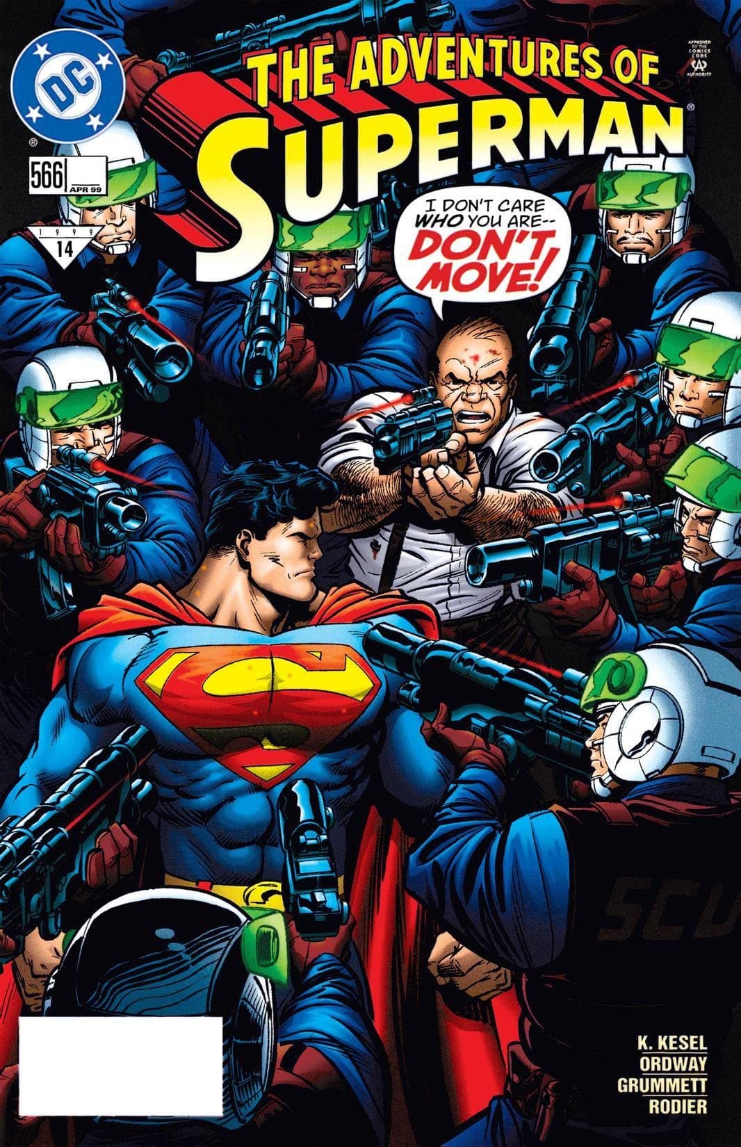 Adventures of Superman #566 cover