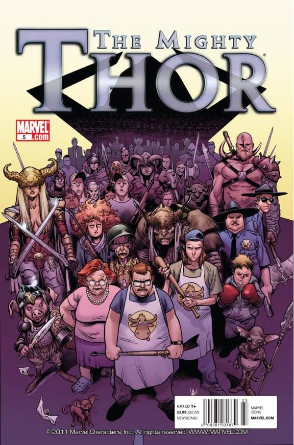 The Mighty Thor #5 cover