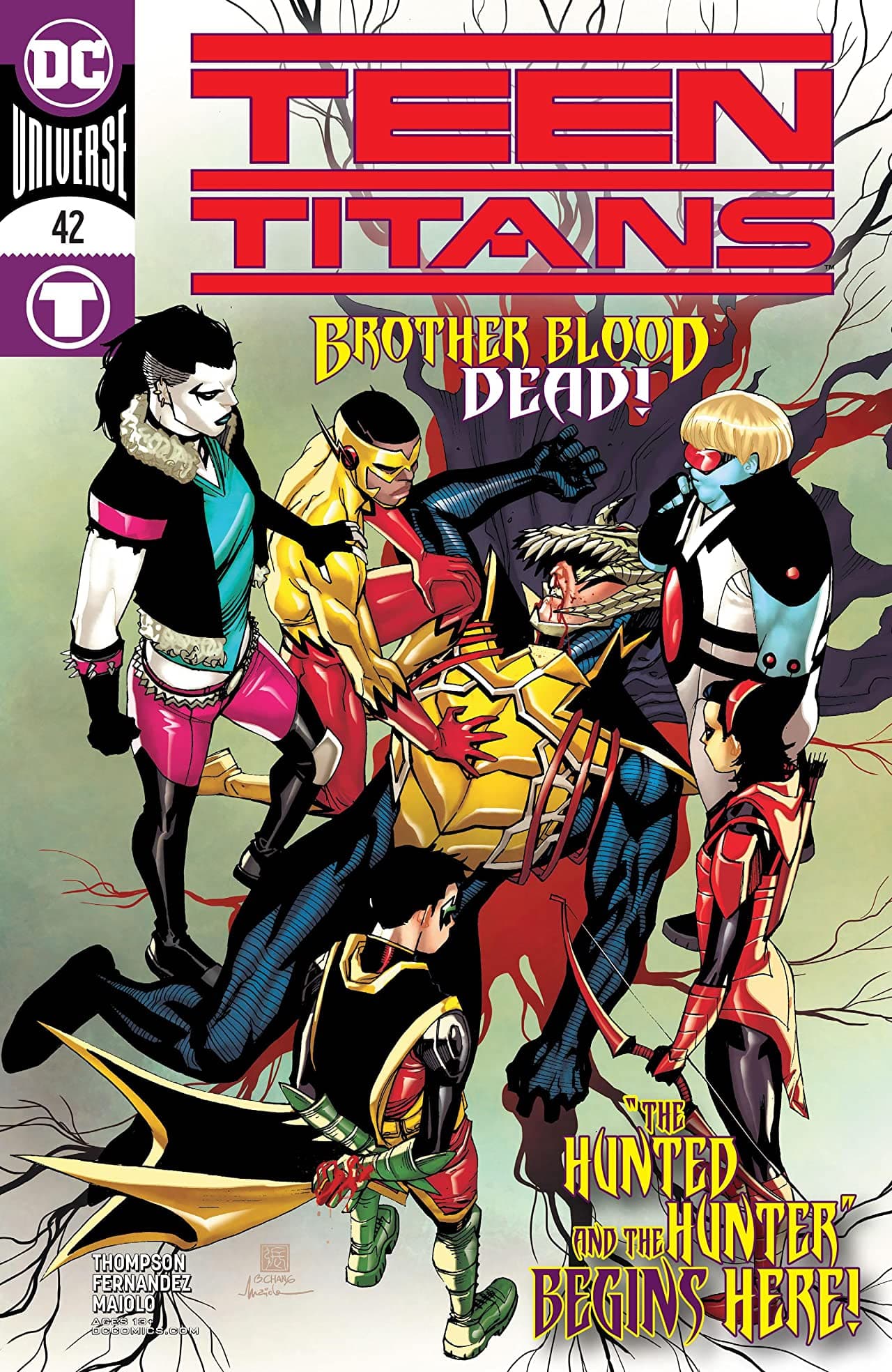 Teen Titans #42 cover