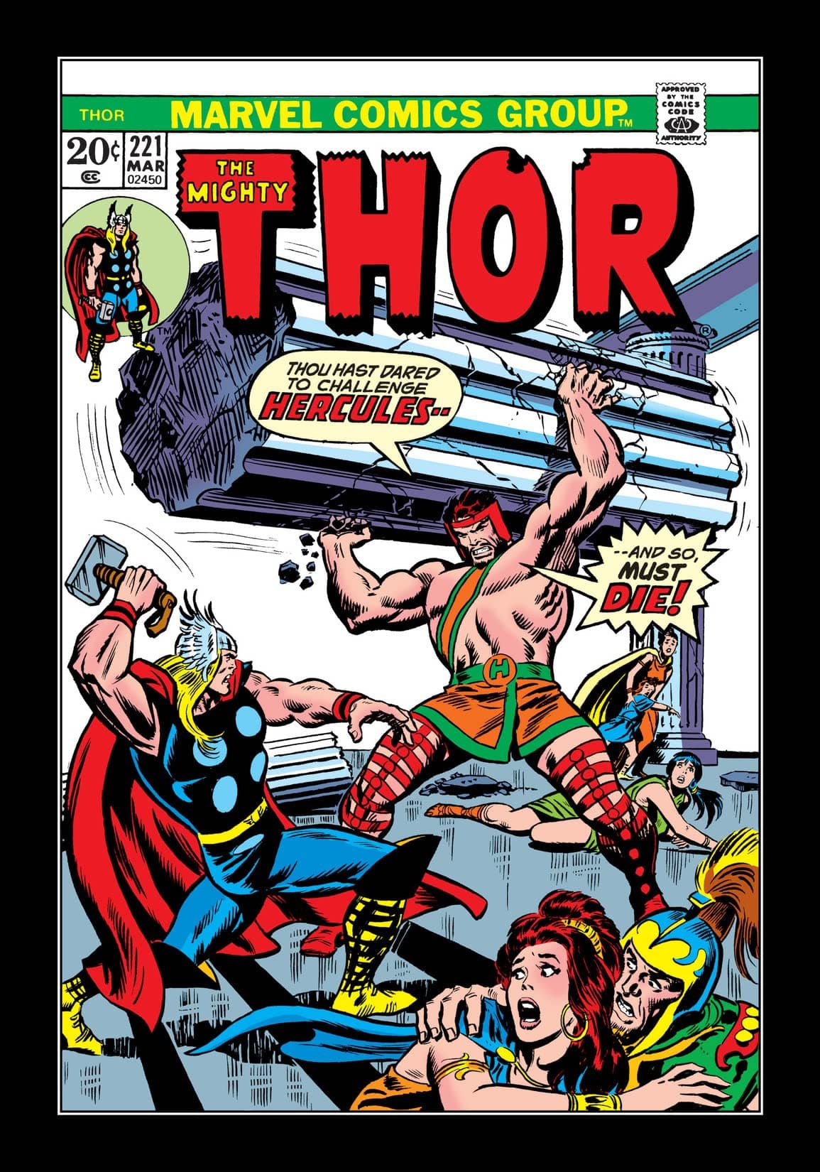 Thor #221 cover