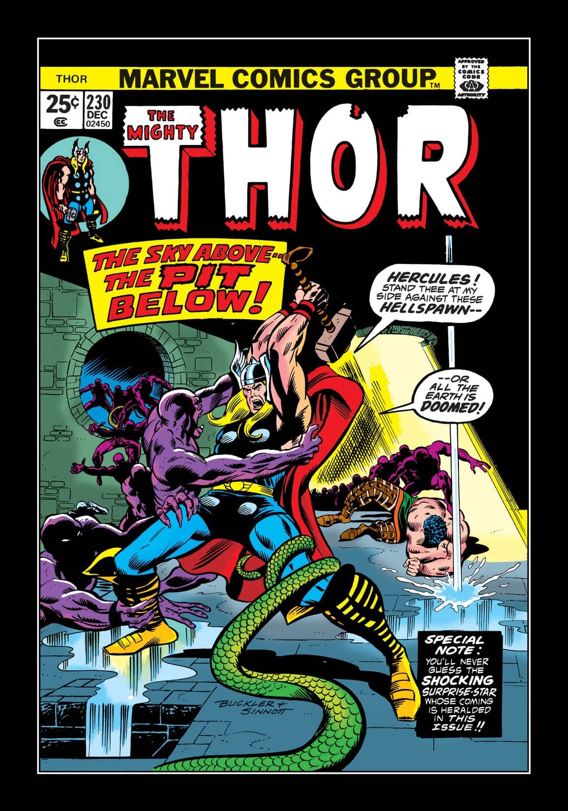 Thor #230 cover
