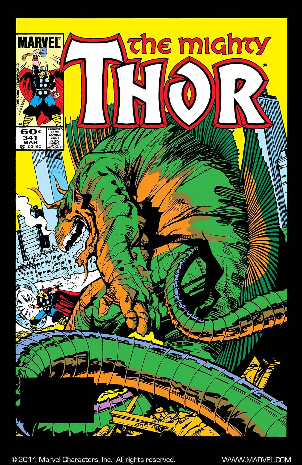 Thor #341 cover