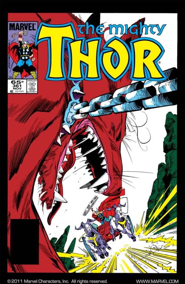 Thor #361 cover