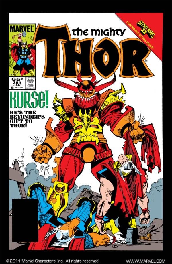 Thor #363 cover