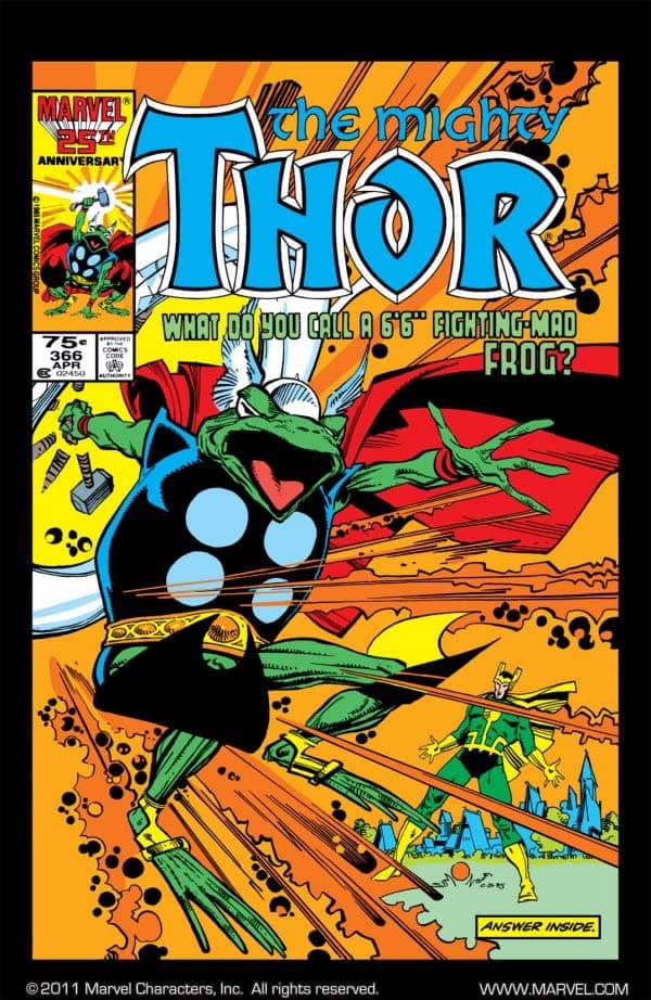 Thor #366 cover