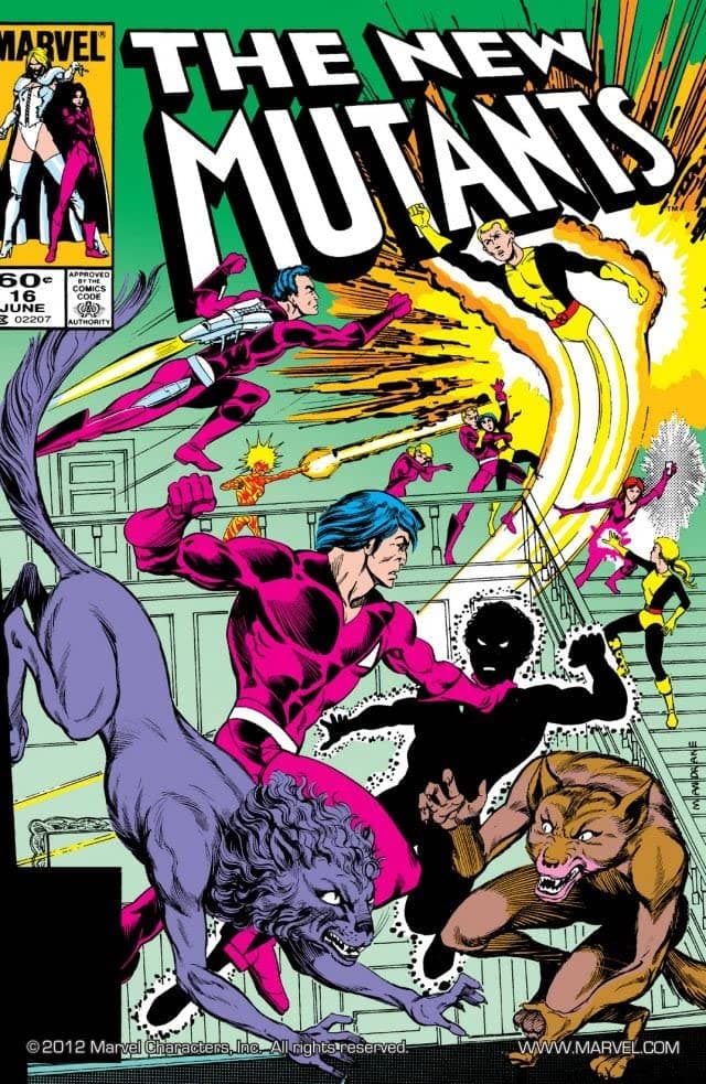 The New Mutants #16 cover