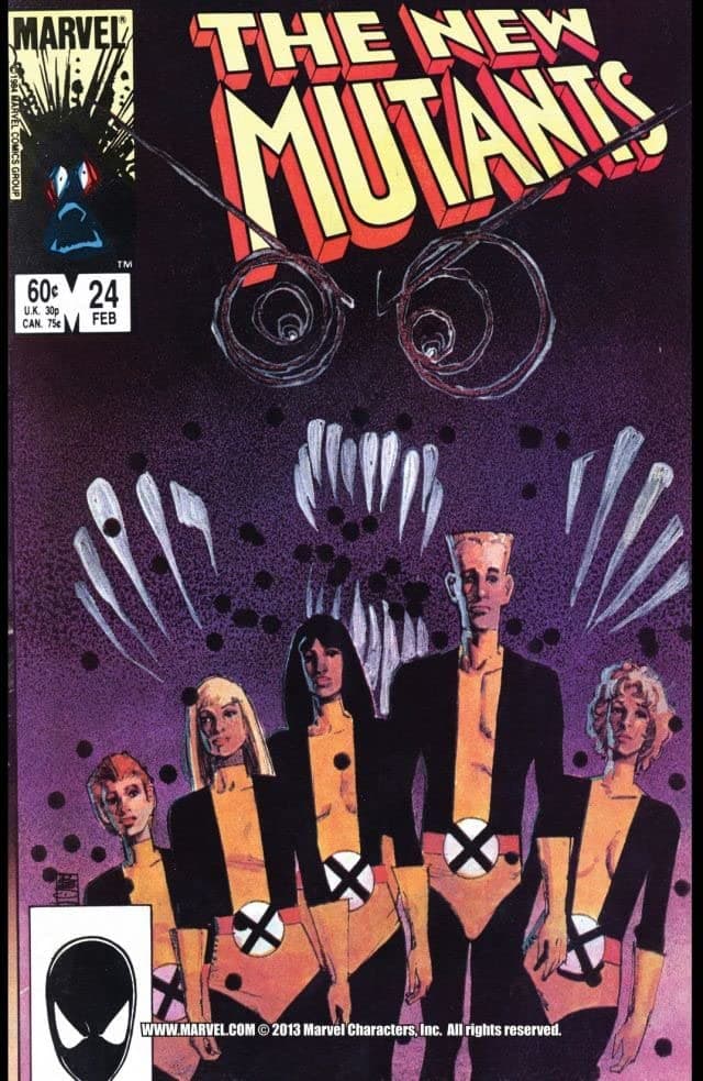 The New Mutants #24 cover