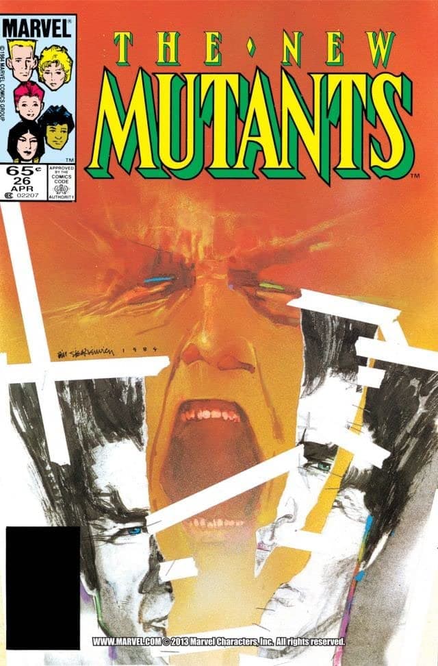 The New Mutants #26 cover