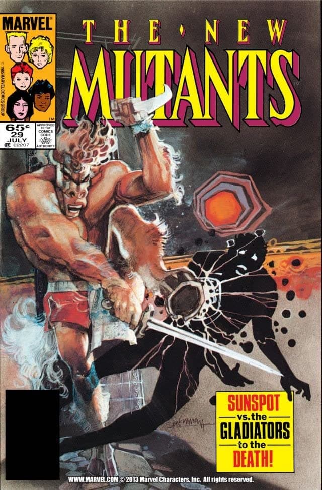 The New Mutants #29 cover