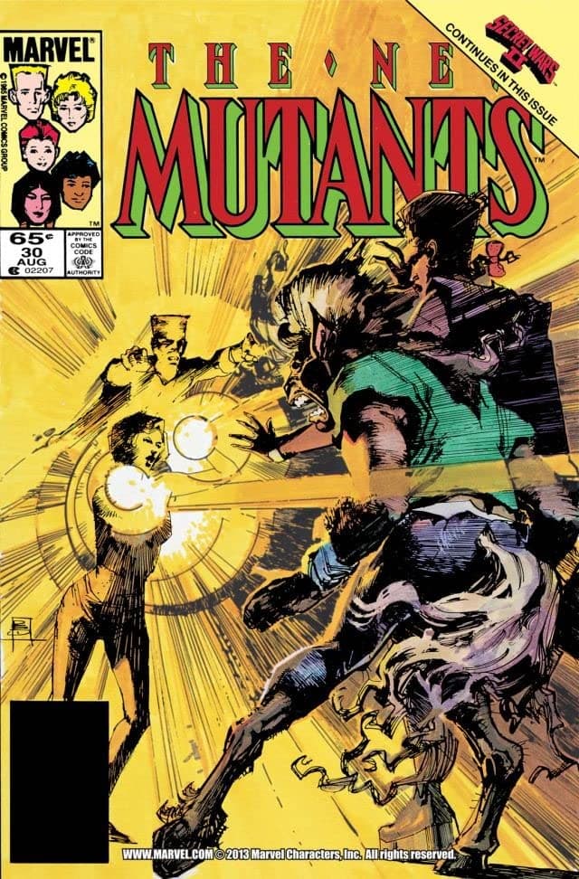 The New Mutants #30 cover