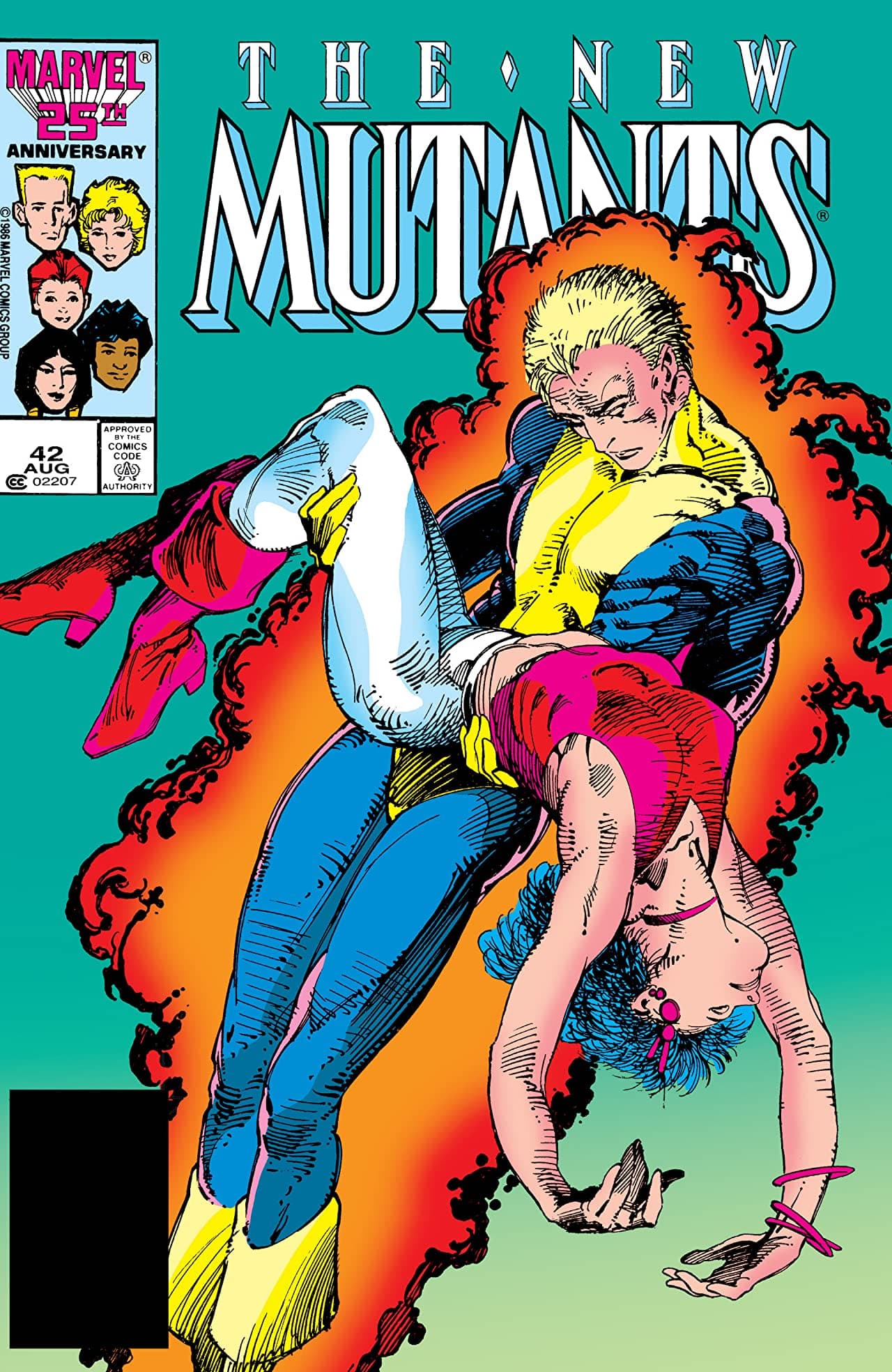 The New Mutants #42 cover