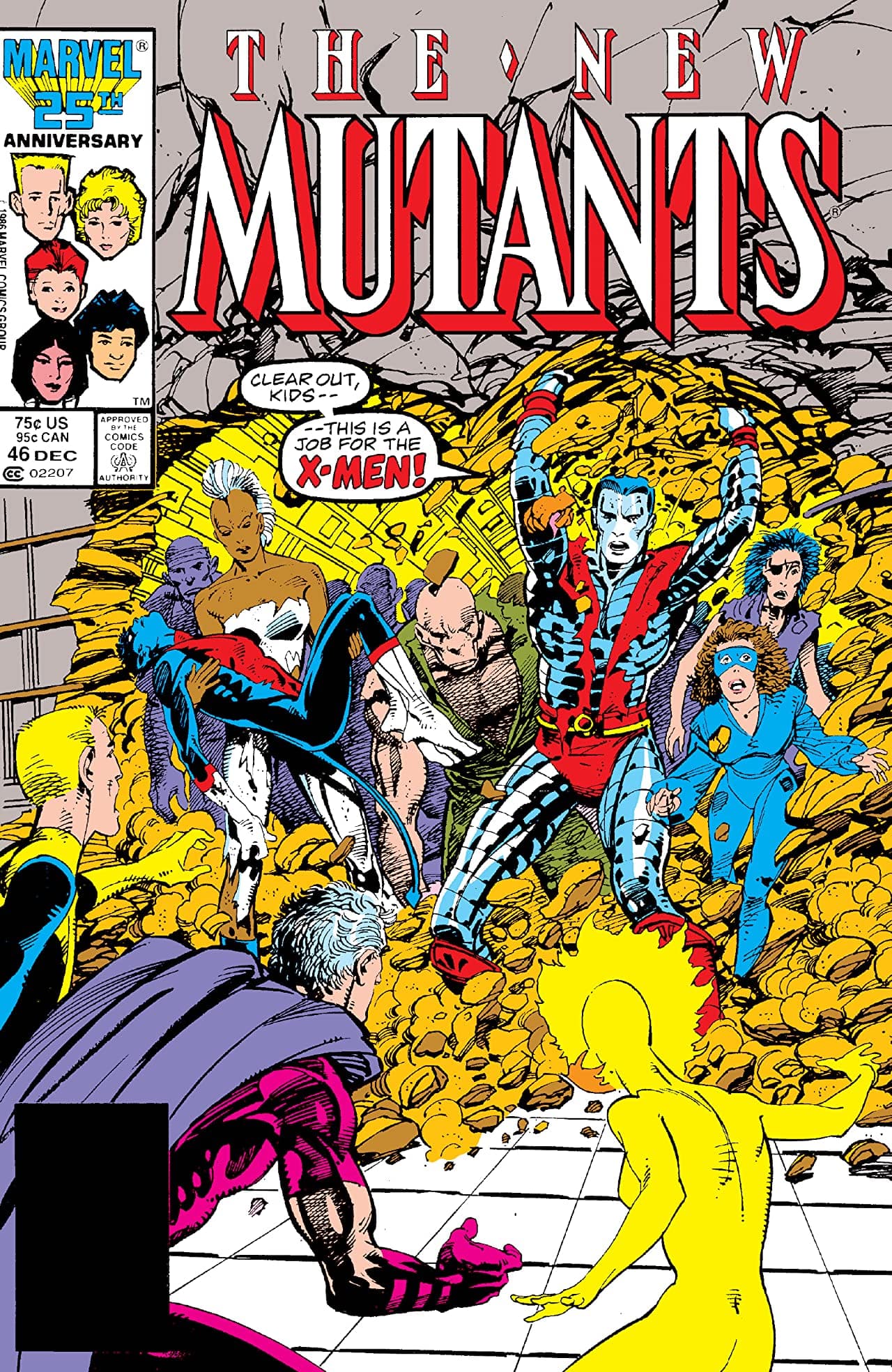 The New Mutants #46 cover
