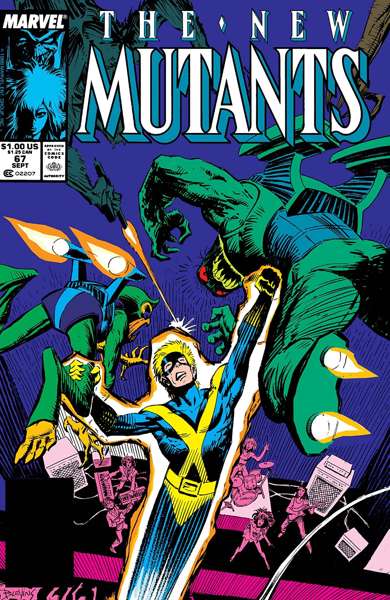 The New Mutants #67 cover